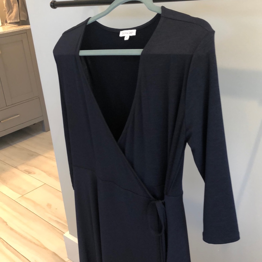 Navy Blue wrap dress